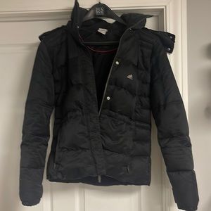 Adidas black winter coat